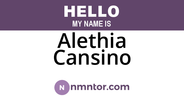Alethia Cansino