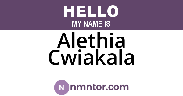 Alethia Cwiakala