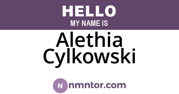Alethia Cylkowski
