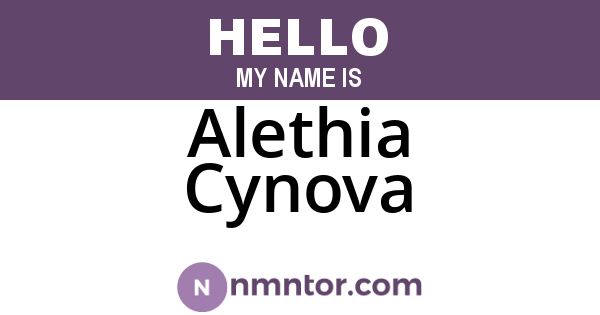 Alethia Cynova