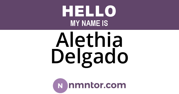 Alethia Delgado