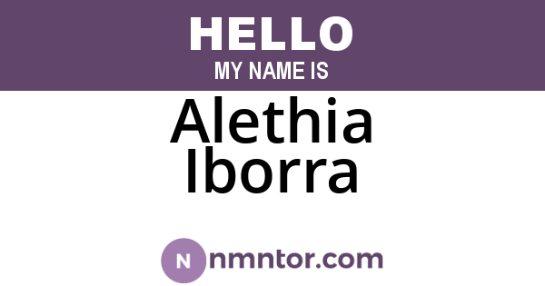 Alethia Iborra