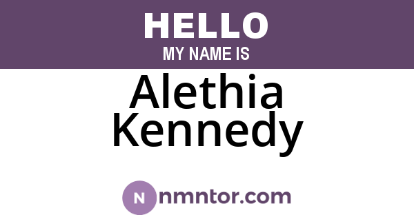Alethia Kennedy