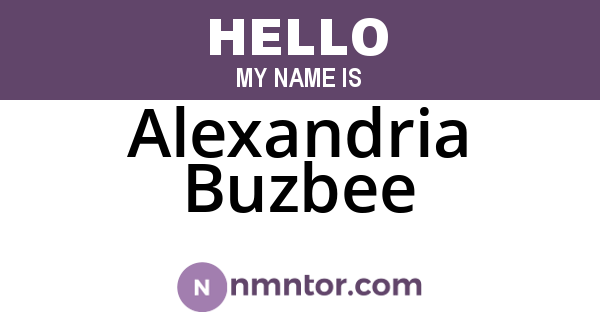 Alexandria Buzbee