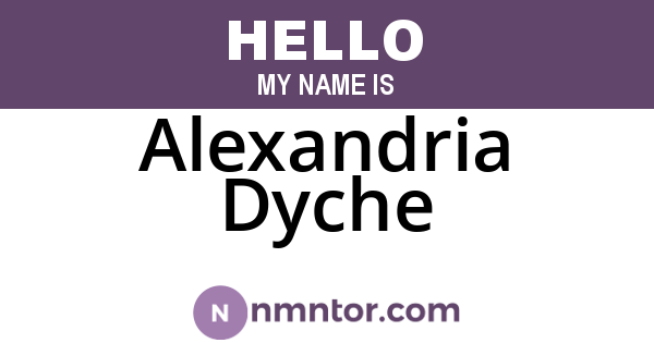 Alexandria Dyche