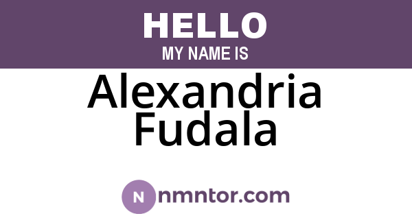 Alexandria Fudala