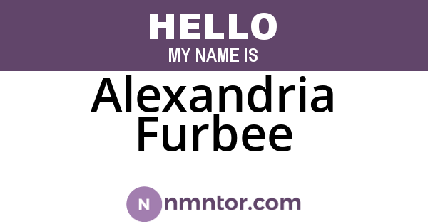 Alexandria Furbee