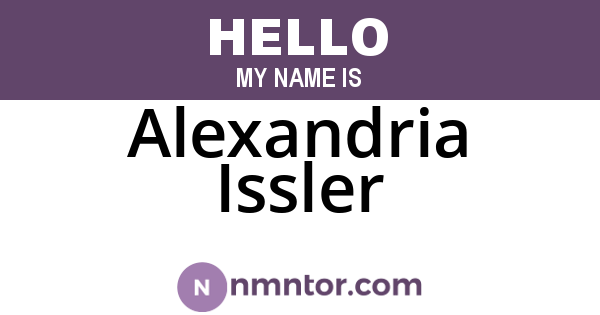 Alexandria Issler