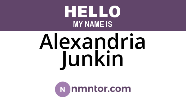 Alexandria Junkin
