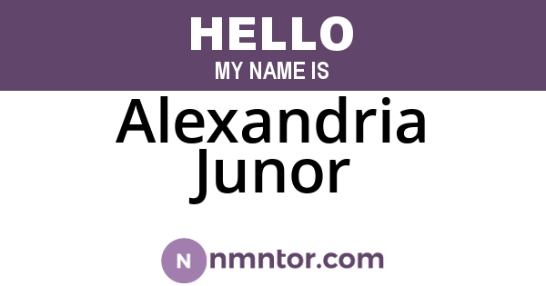 Alexandria Junor