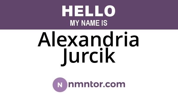 Alexandria Jurcik