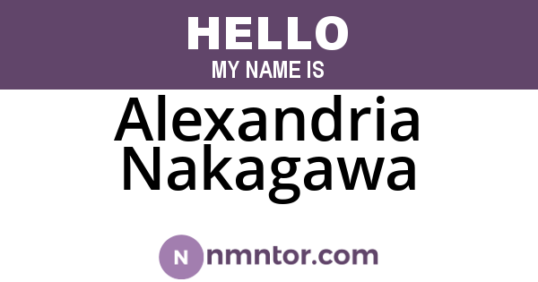 Alexandria Nakagawa