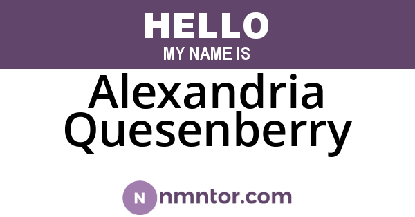 Alexandria Quesenberry