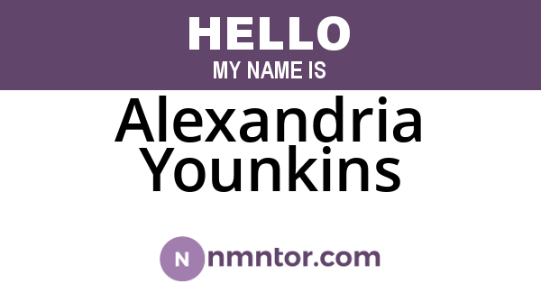 Alexandria Younkins