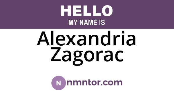 Alexandria Zagorac
