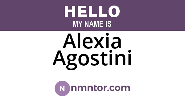 Alexia Agostini