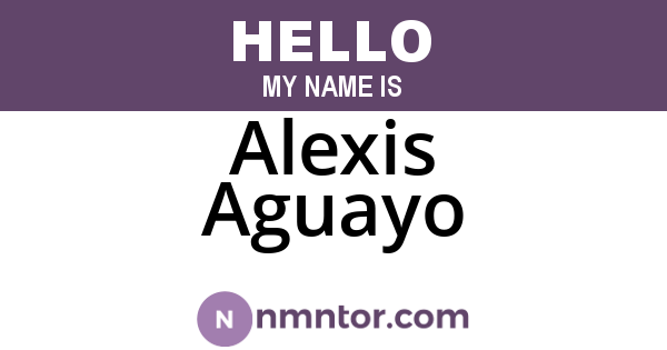 Alexis Aguayo