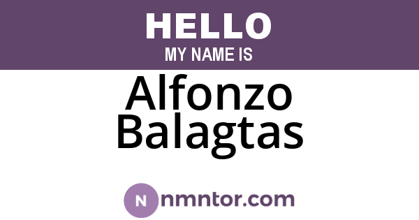 Alfonzo Balagtas