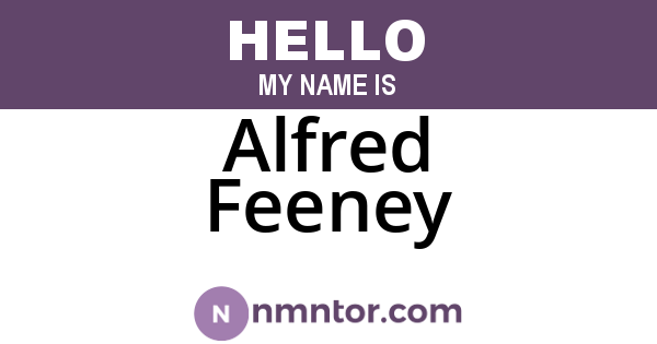 Alfred Feeney