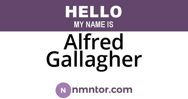 Alfred Gallagher
