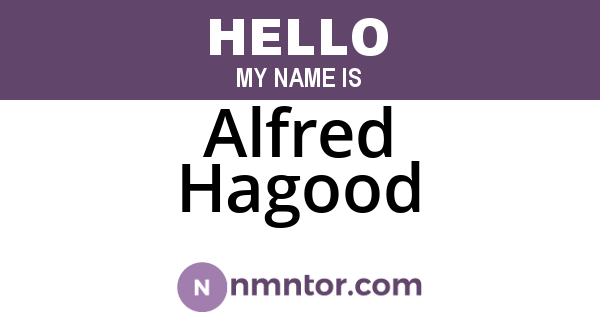 Alfred Hagood