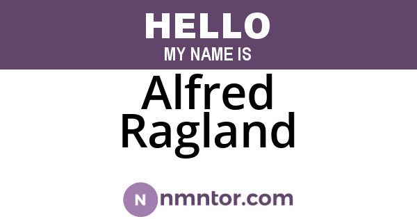 Alfred Ragland
