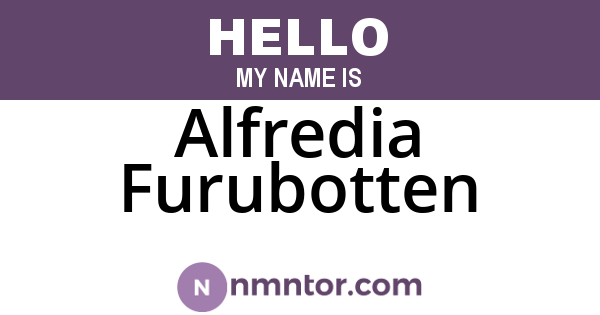 Alfredia Furubotten