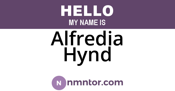 Alfredia Hynd