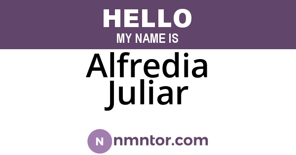 Alfredia Juliar