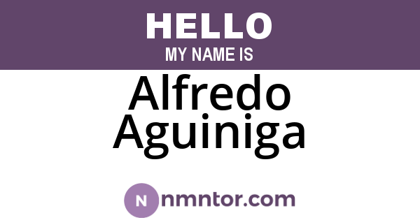 Alfredo Aguiniga