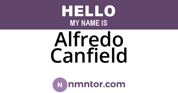 Alfredo Canfield