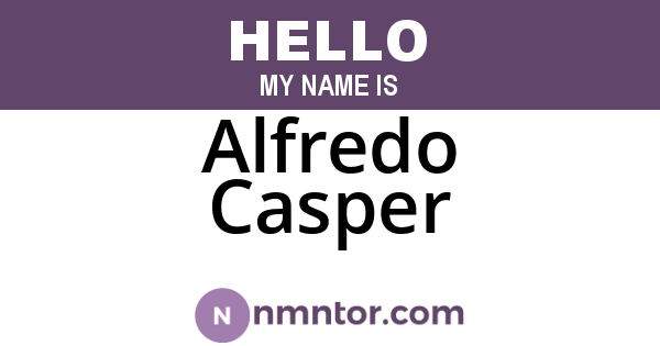 Alfredo Casper