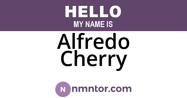 Alfredo Cherry