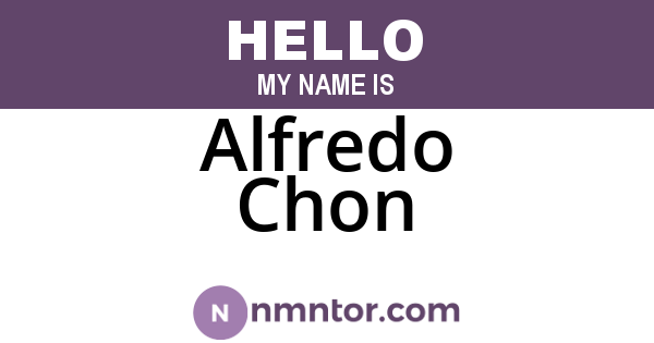 Alfredo Chon