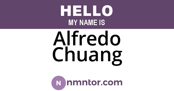 Alfredo Chuang