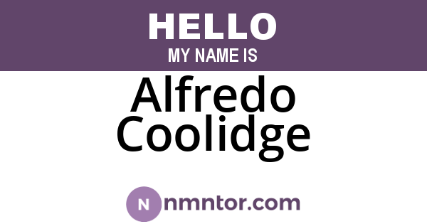 Alfredo Coolidge