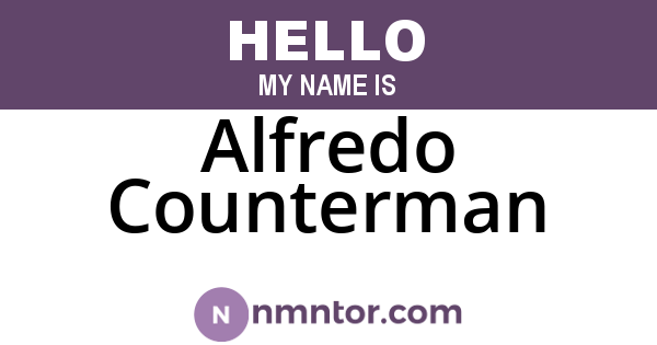 Alfredo Counterman