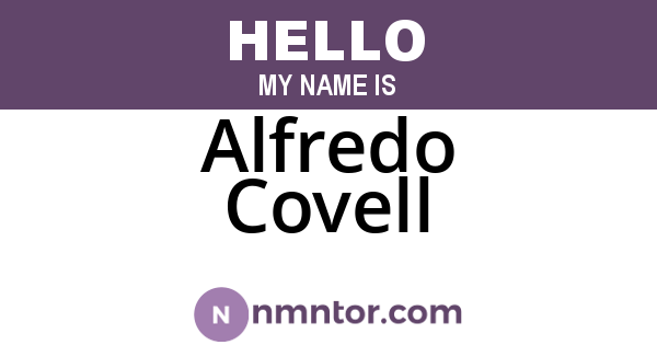 Alfredo Covell