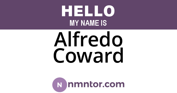Alfredo Coward