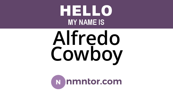 Alfredo Cowboy