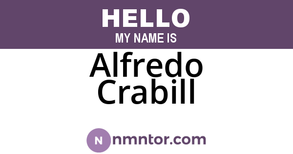 Alfredo Crabill