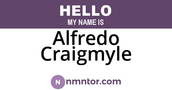 Alfredo Craigmyle