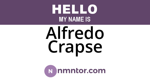 Alfredo Crapse