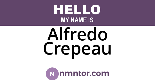 Alfredo Crepeau