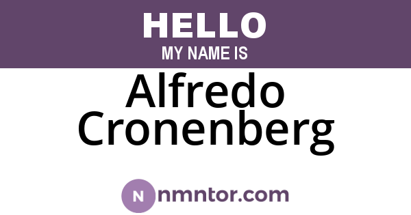 Alfredo Cronenberg