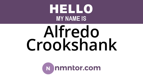 Alfredo Crookshank