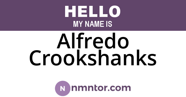 Alfredo Crookshanks