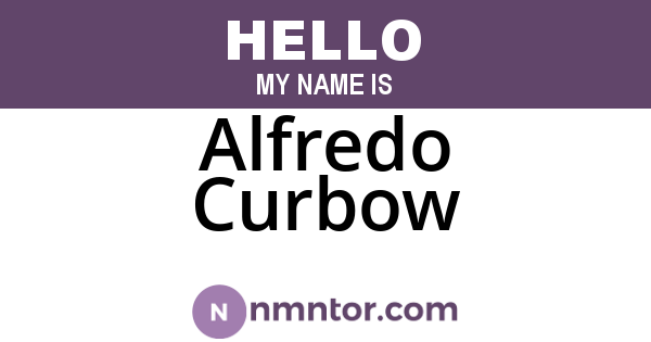 Alfredo Curbow