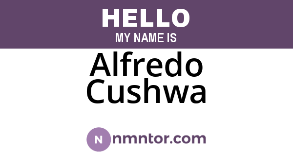 Alfredo Cushwa