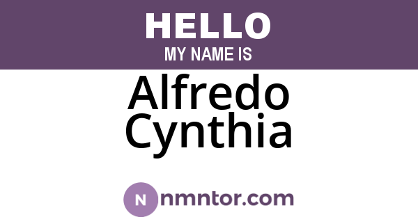 Alfredo Cynthia
